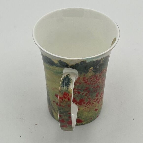 McIntosh Fine Bone China Claude Monet Poppies Java Coffee Mug - Picture 2 of 7